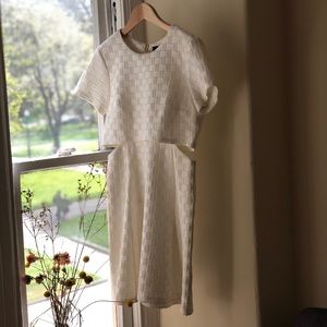Topshop White Cutout Dress